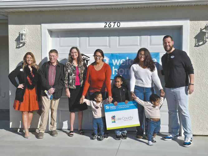 Dream comes true for local mom thanks to Habitat for Humanity and grant from Lee County